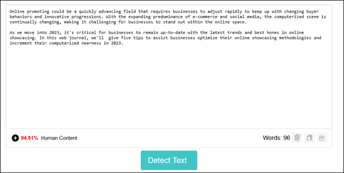Detect AI Content After Paraphrasing
